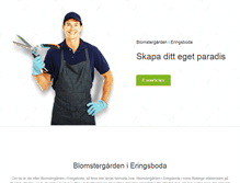 Tablet Screenshot of blomster-garden.se